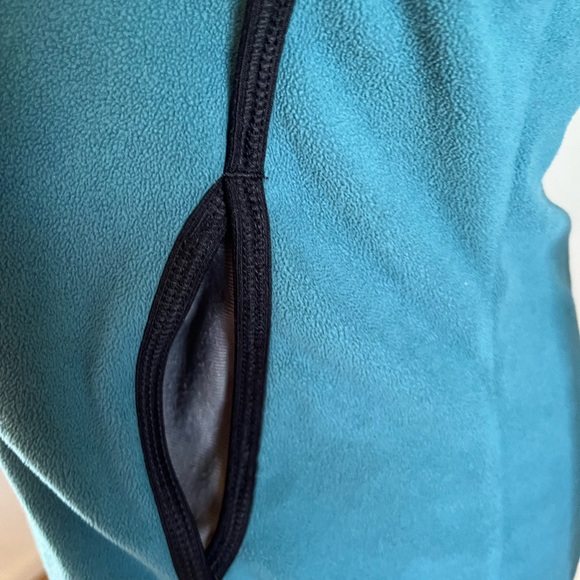 The North Face Jacket Womens Med Blue Fleece Full Zip Hiking Outdoors TKA 100 - Picture 3 of 8